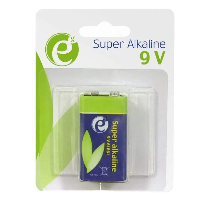 Батарейки energenie eg-ba-6lr61-01, крона, 1шт. 6