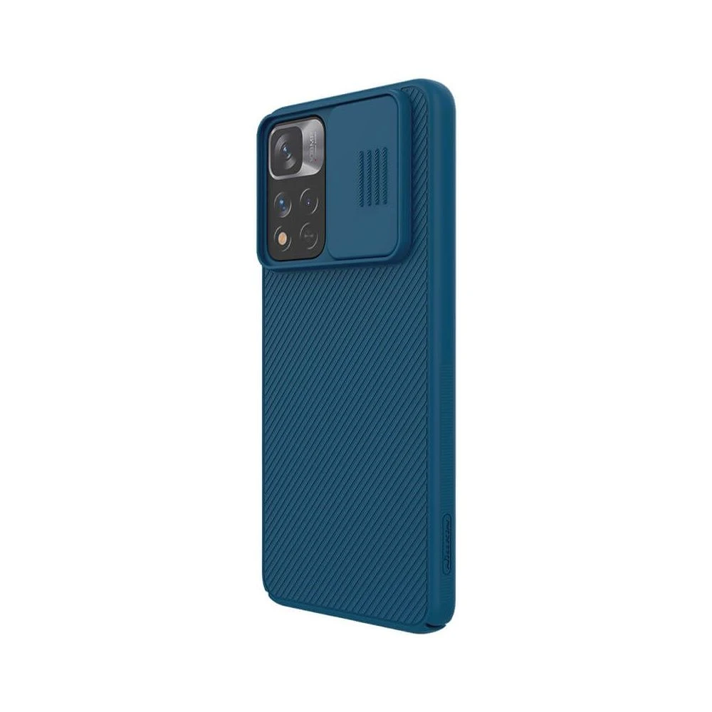 Чехол nillkin redmi note 11 pro - camshield pro, синий 7