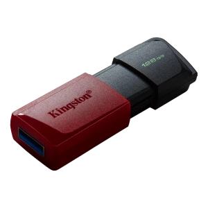 Usb flash накопитель kingston datatraveler exodia m, 128гб, черный/красный