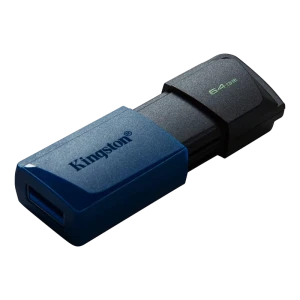 Memorie usb kingston datatraveler exodia m, 64gb, negru/albastru
