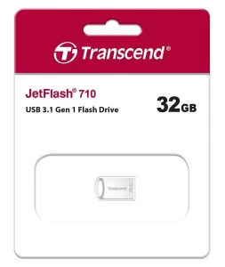 Usb flash накопитель transcend jetflash 710, 32гб, серебристый Thumbnail 2