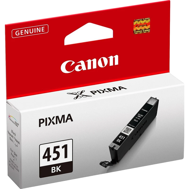 Картридж чернильный canon cli-451bk, 7мл, черный 2