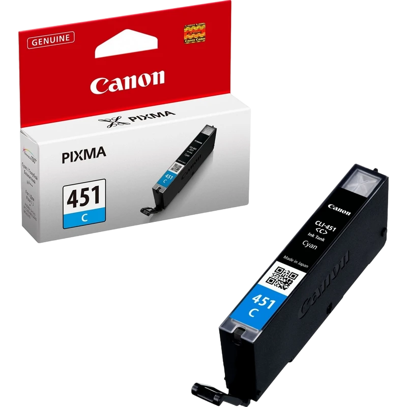 Картридж чернильный canon cli-451c, 7мл, голубой 2