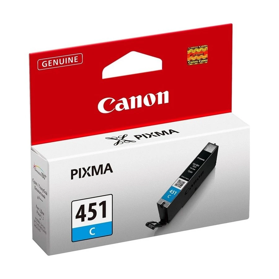 Картридж чернильный canon cli-451c, 7мл, голубой 6