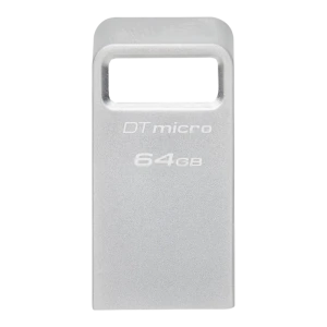 Usb flash накопитель kingston datatraveler micro, 64гб, серебристый