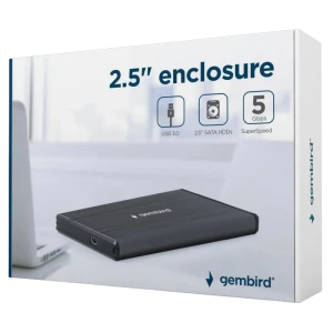 Carcasă externă gembird ee2-u3s-3, negru (ee2-u3s-3) Thumbnail 3