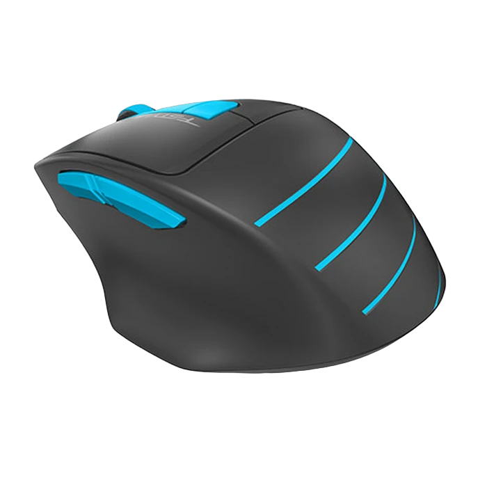 Mouse wireless a4tech fg30s, gri/albastru 4