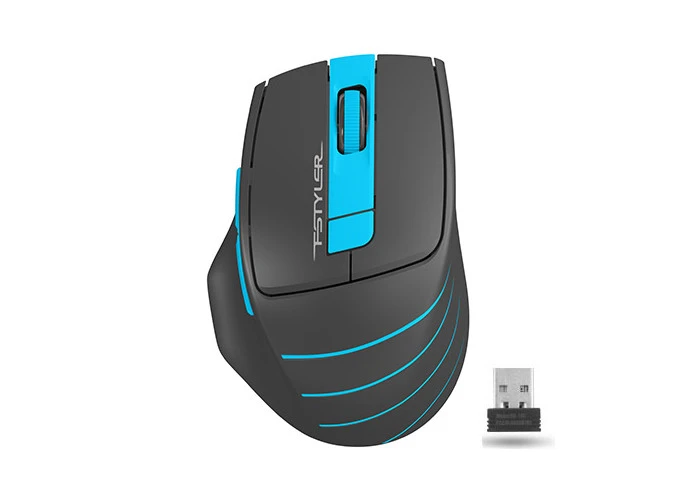Mouse wireless a4tech fg30s, gri/albastru 8
