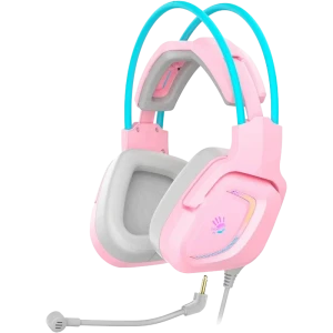 Căști gaming bloody g575, usb, roz