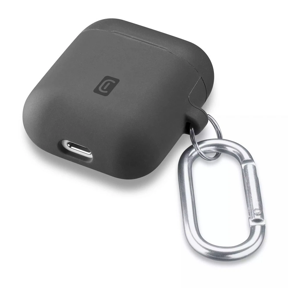 Husă pentru airpods cellularline bounce - airpods 1 & 2, negru 4