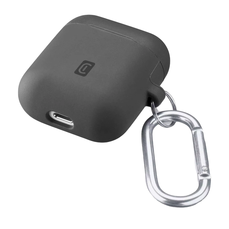 Husă pentru airpods cellularline bounce - airpods 1 & 2, negru 3