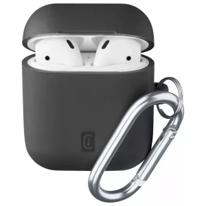 Husă pentru airpods cellularline bounce - airpods 1 & 2, negru Thumbnail 2