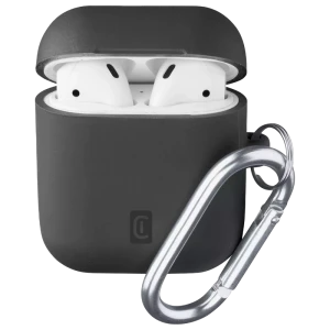 Husă pentru airpods cellularline bounce - airpods 1 & 2, negru