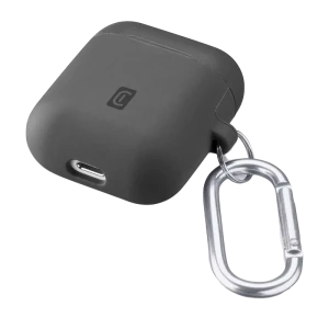 Husă pentru airpods cellularline bounce - airpods 1 & 2, negru Thumbnail 3