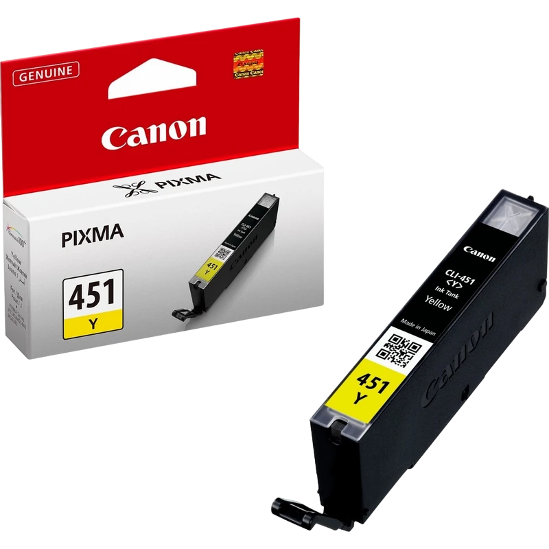 Cartuș de cerneală canon cli-451y, 7ml, galben 2