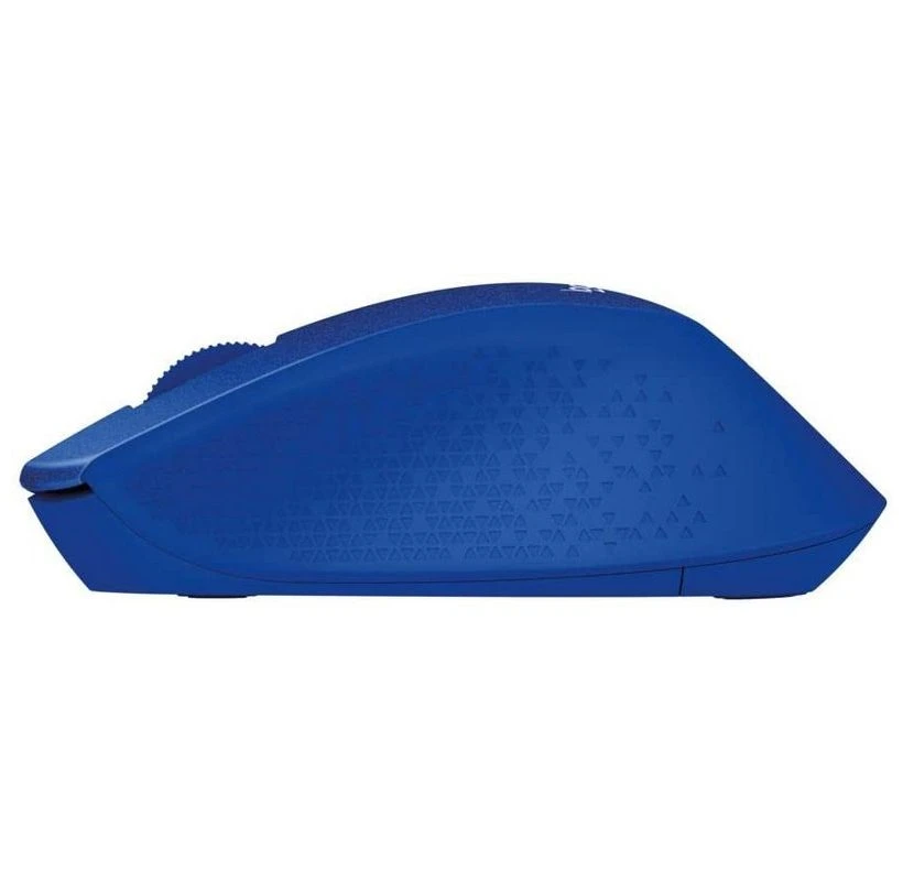 Беcпроводная мышь logitech m330 silent plus, синий 2