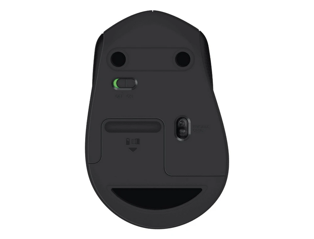 Беcпроводная мышь logitech m330 silent plus, чёрный 14
