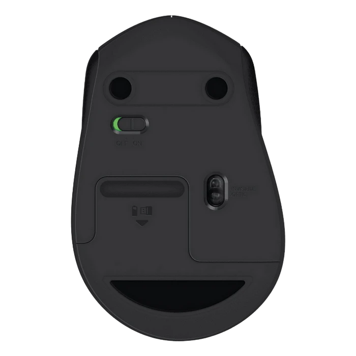 Беcпроводная мышь logitech m330 silent plus, чёрный 7