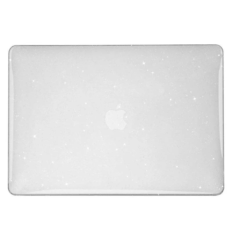 Husă pentru laptop tech protect smartshell macbook air 13 (2018-2020), 13", policarbonat, glitter clear 8