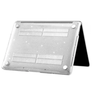 Husă pentru laptop tech protect smartshell macbook air 13 (2018-2020), 13", policarbonat, glitter clear Thumbnail 7