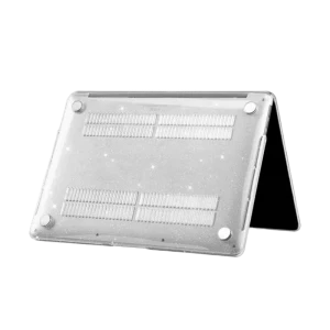 Husă pentru laptop tech protect smartshell macbook air 13 (2018-2020), 13", policarbonat, glitter clear Thumbnail 5