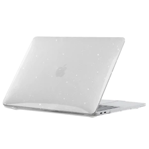 Husă pentru laptop tech protect smartshell macbook air 13 (2018-2020), 13", policarbonat, glitter clear Thumbnail 6