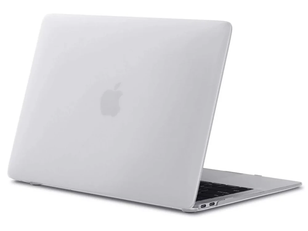 Husă pentru laptop tech protect smartshell macbook air 13 (2018-2020), 13.3", policarbonat, matte clear 3