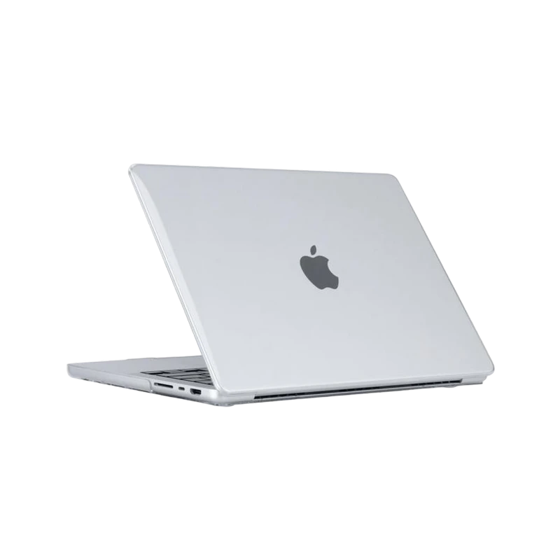 Husă pentru laptop tech protect smartshell macbook pro 14 (2021-2023), 14.2", policarbonat, crystal clear 3