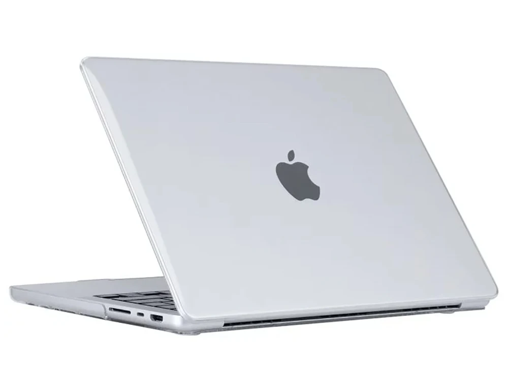 Husă pentru laptop tech protect smartshell macbook pro 14 (2021-2023), 14.2", policarbonat, crystal clear 12