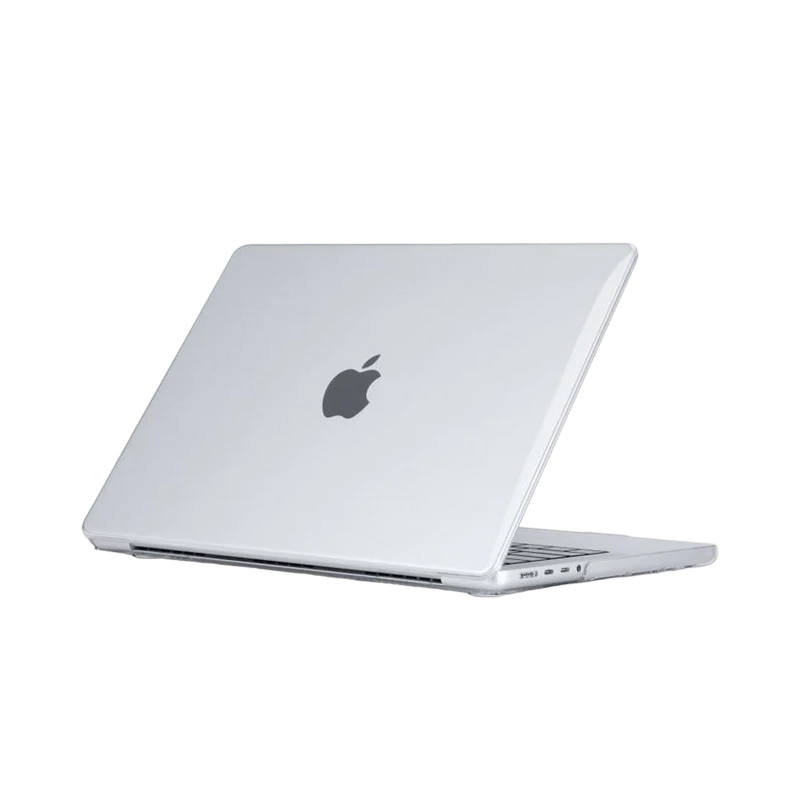 Husă pentru laptop tech protect smartshell macbook pro 14 (2021-2023), 14.2", policarbonat, crystal clear 18