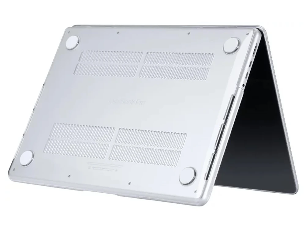 Husă pentru laptop tech protect smartshell macbook pro 14 (2021-2023), 14.2", policarbonat, crystal clear 11