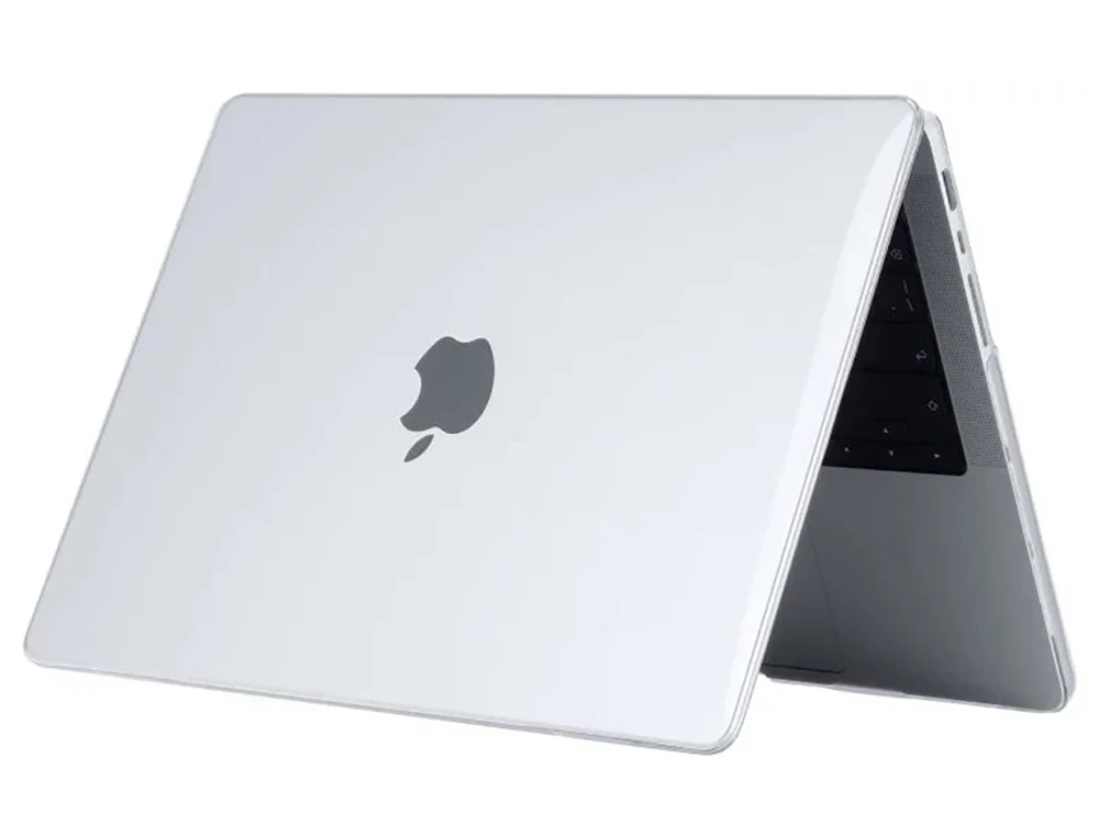 Husă pentru laptop tech protect smartshell macbook pro 14 (2021-2023), 14.2", policarbonat, crystal clear 9