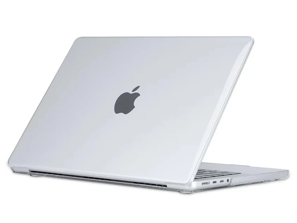 Husă pentru laptop tech protect smartshell macbook pro 14 (2021-2023), 14.2", policarbonat, crystal clear 6