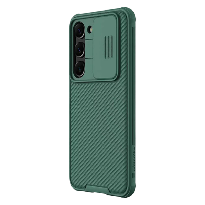 Чехол nillkin galaxy s23+ camshield pro, темно-зеленый 4