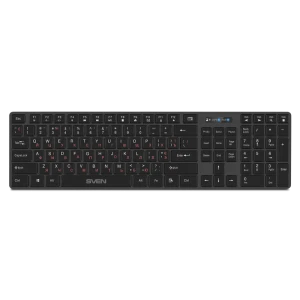 Клавиатура sven e5300w, беспроводное, чёрный Thumbnail 3