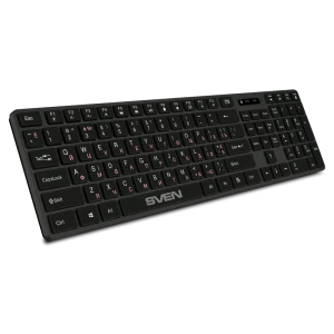 Клавиатура sven e5300w, беспроводное, чёрный Thumbnail 4