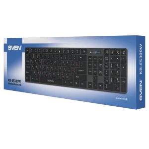 Tastatură sven e5300w, fără fir, negru Thumbnail 4
