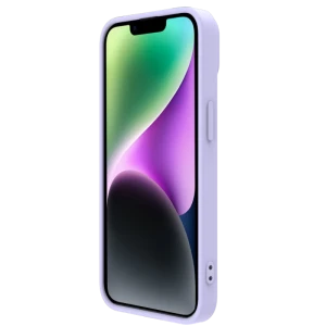 Husă nillkin iphone 15 plus, camshield silky silicone, misty purple Thumbnail 2