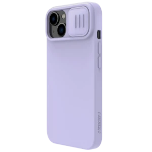 Husă nillkin iphone 15 plus, camshield silky silicone, misty purple Thumbnail 3