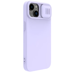 Husă nillkin iphone 15 plus, camshield silky silicone, misty purple Thumbnail 4