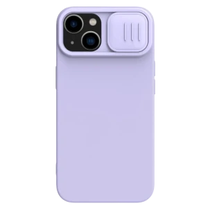 Чехол nillkin iphone 15 plus, camshield silky silicone, misty purple Thumbnail 6