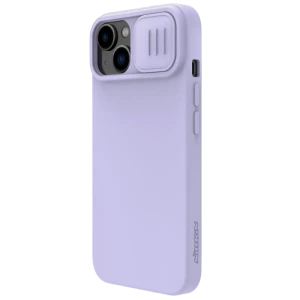 Чехол nillkin iphone 15 plus, camshield silky silicone, misty purple Thumbnail 2