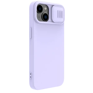 Чехол nillkin iphone 15 plus, camshield silky silicone, misty purple Thumbnail 3
