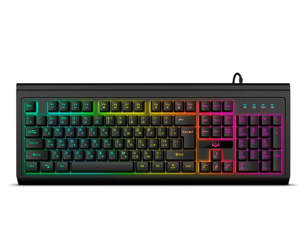 Tastatură sven kb-g8400, cu fir, negru 4