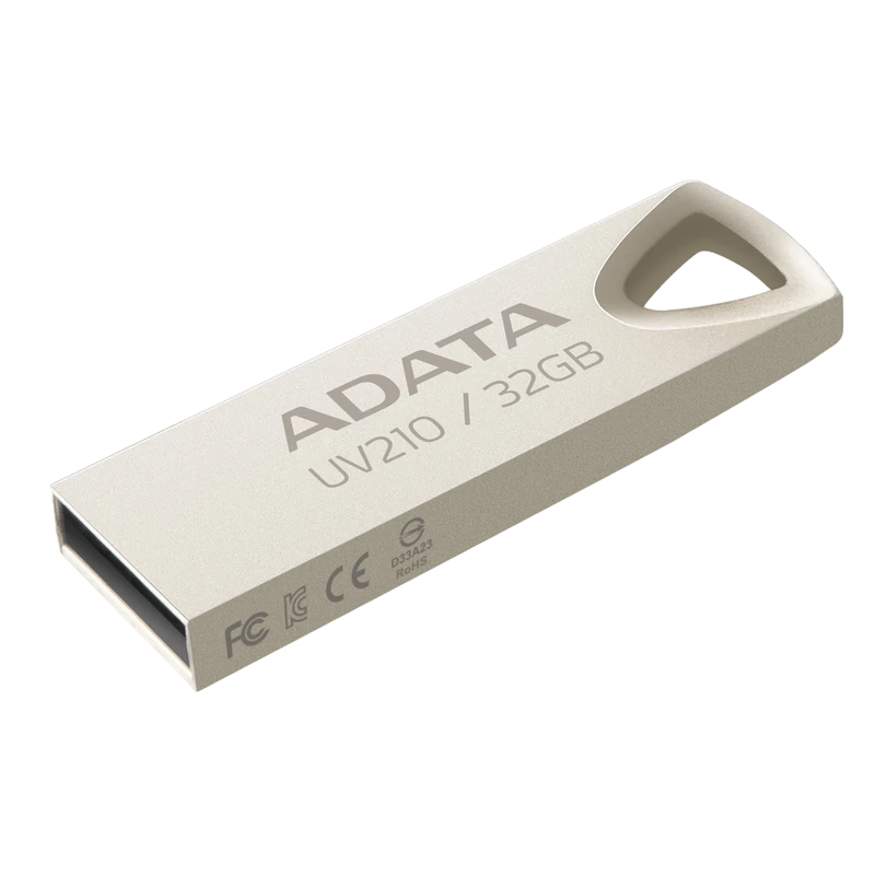 Usb flash накопитель adata uv210, 32гб, серебристый 5