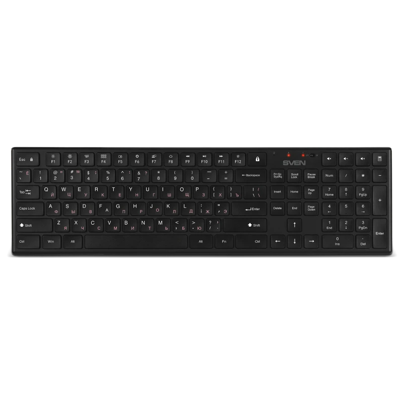 Set tastatură + mouse sven kb-c2550w, fără fir, negru 2