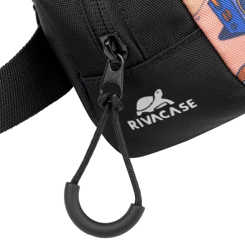 Поясная сумка rivacase 5410, полиэстер, чёрный 8