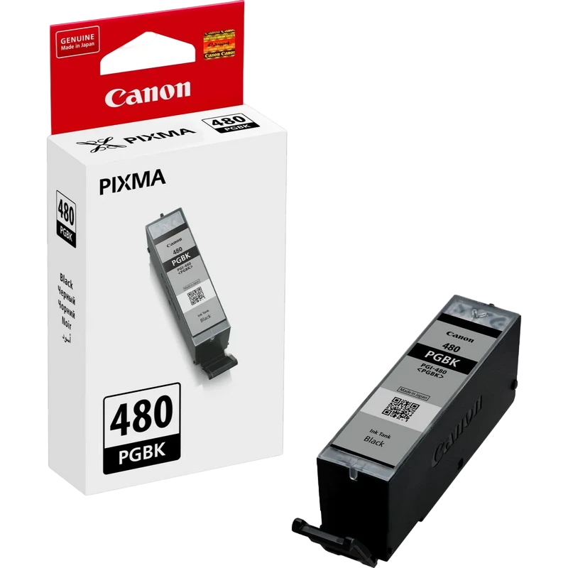 Картридж чернильный canon pgi-480, 11,2мл, чёрный 4