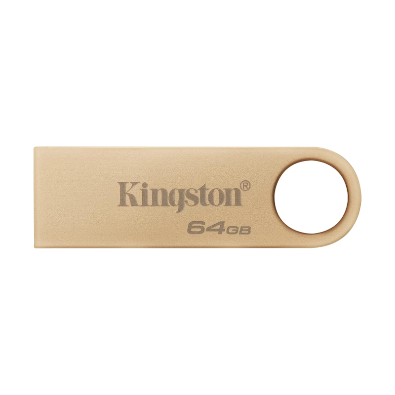 Usb flash накопитель kingston datatraveler se9 g3, 64гб, золотой 2