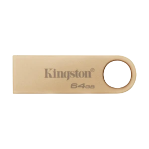 Usb flash накопитель kingston datatraveler se9 g3, 64гб, золотой